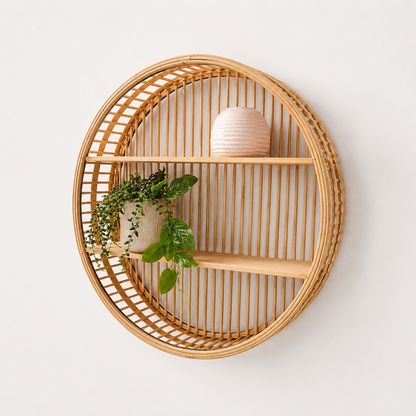 Estantería Mural Aura | Decoración Natural para el Hogar