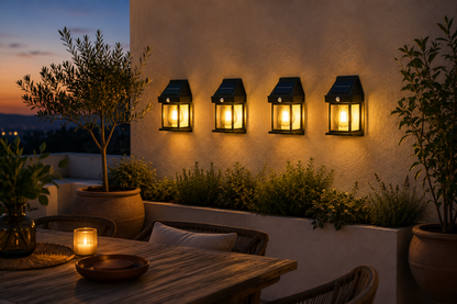 Lámpara Solar Brisa | Iluminación Exterior Cálida