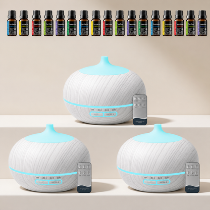 Bruma Esencial | Difusor de Aromaterapia con Mando a Distancia
